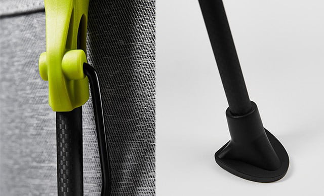 Vice Golf Force Stand Bag - Grey and Neon Lime
