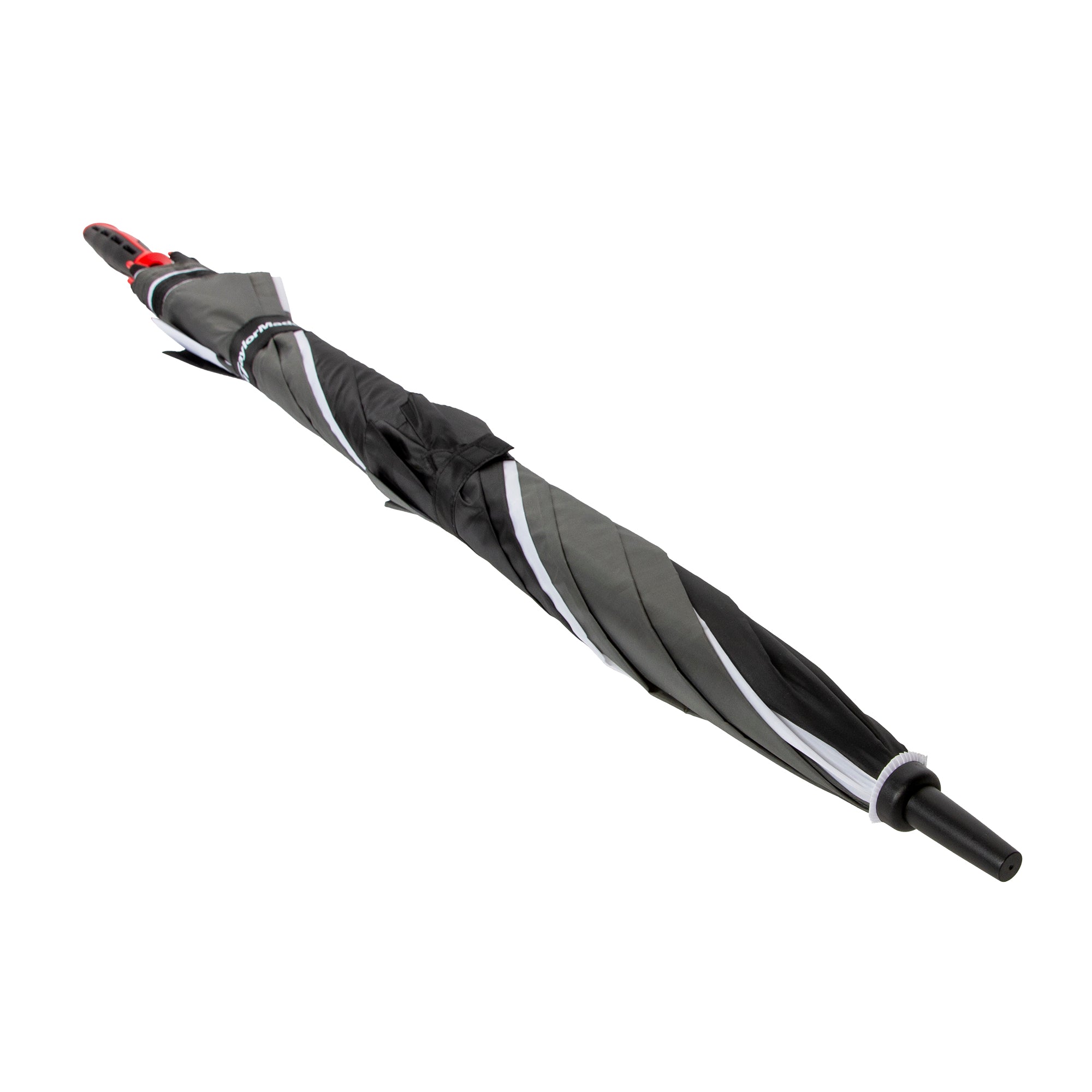 TaylorMade 68-inch Auto Open Vented Golf Umbrella, Black/White