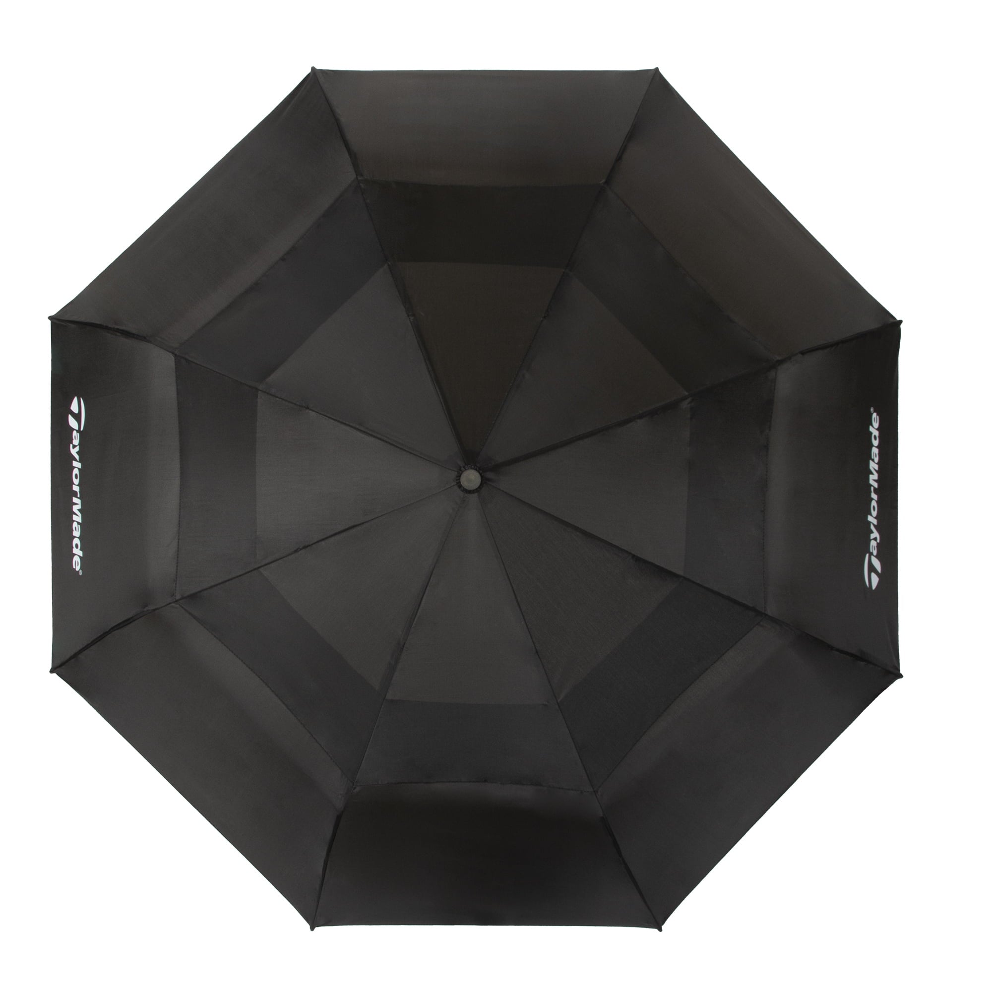 Taylormade Vortexvent Compact Golf Umbrella, 47 Inch, Black