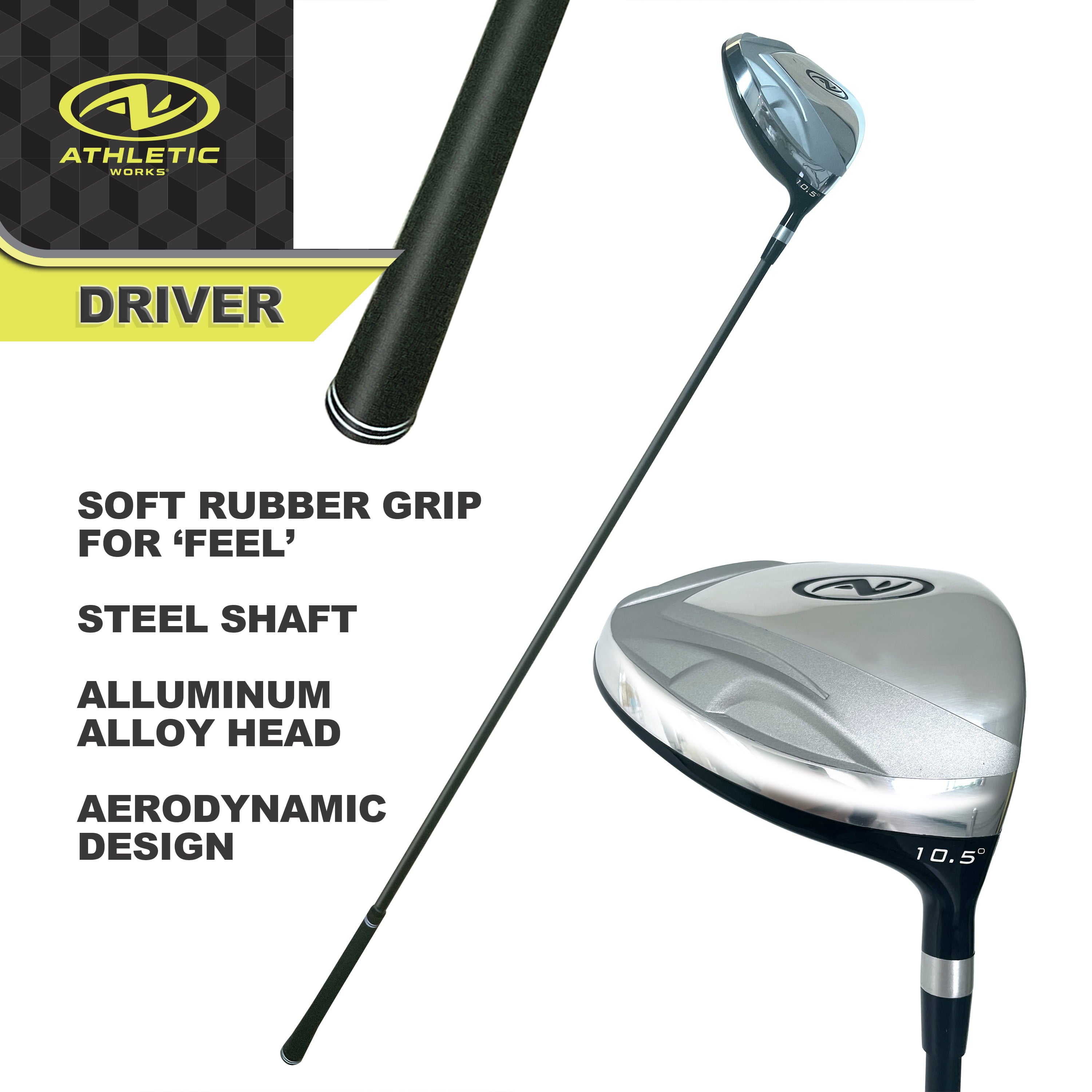 Athletic Works Men`s Golf Club Set 7 Piece Right Handed